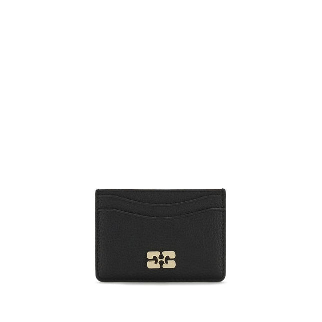 Ganni Black Recycled Polyamide Wallet