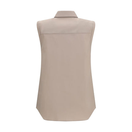 Brunello Cucinelli Beige Cotton Shirt