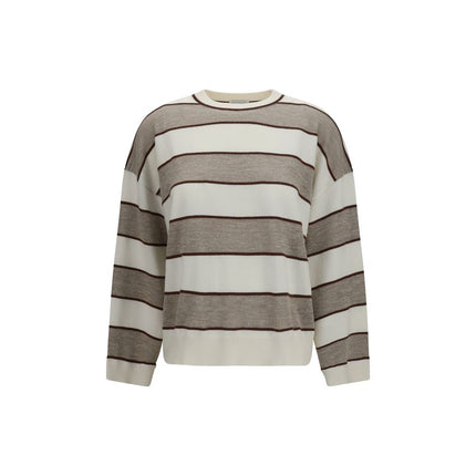 Brunello Cucinelli Beige Wool Oves Aries Sweatshirt