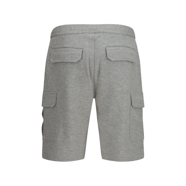 Brunello Cucinelli Gray Cotton Bermuda Shorts