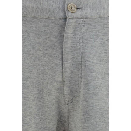 Brunello Cucinelli Gray Cotton Bermuda Shorts