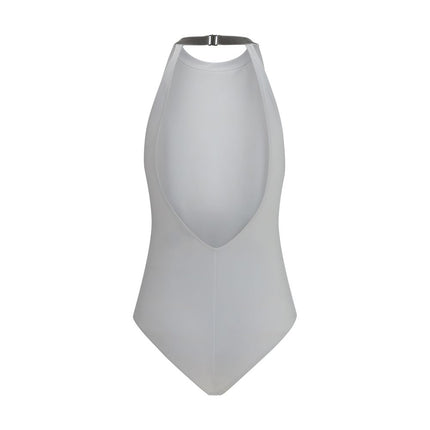Brunello Cucinelli White Polyamide One-Piece Swimsuit