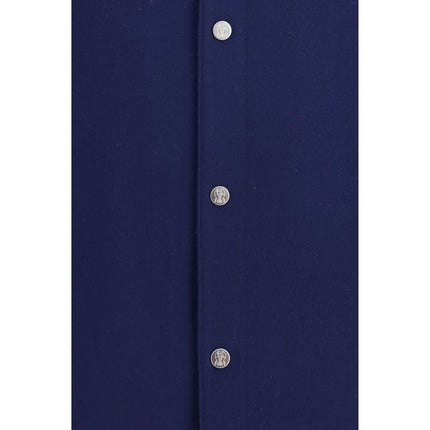 Brunello Cucinelli Blue Cashmere Full-Length Jacket