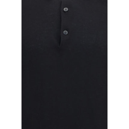 Premiata Black Cotton Polo Shirt