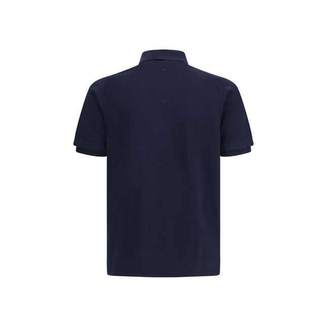 Premiata Blue Cotton Polo Shirt