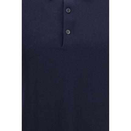 Premiata Blue Cotton Polo Shirt