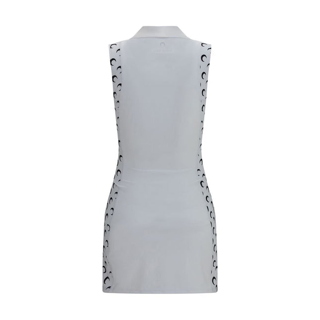 Marine Serre White Polyamide Casual Dress