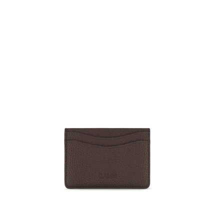 Ganni Brown Recycled Polyester Wallet