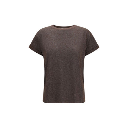 Brunello Cucinelli Brown Nylon T-Shirt