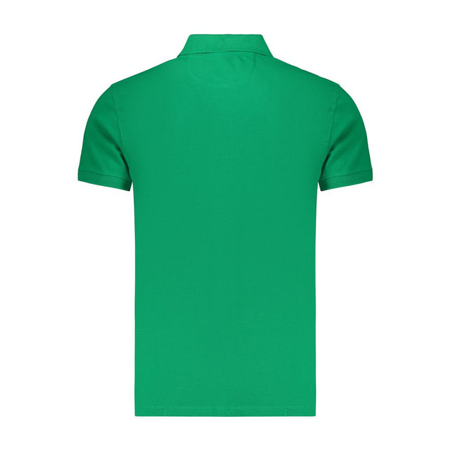 Marina Militare Green Cotton Men's Polo Shirt