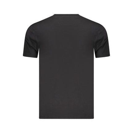 Marina Militare Black Cotton Men's T-Shirt