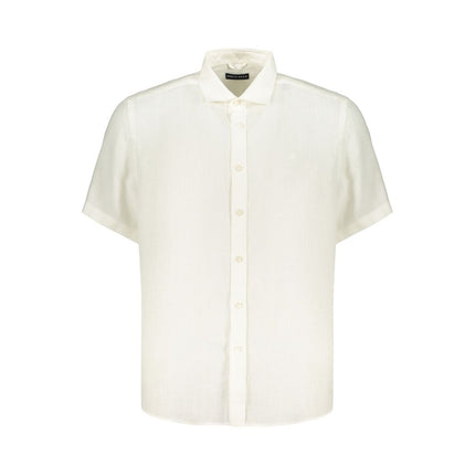 North Sails White Linen Men's Shirt