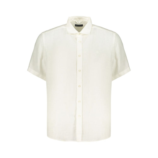 North Sails White Linen Men's Shirt