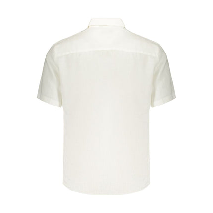 North Sails White Linen Men's Shirt