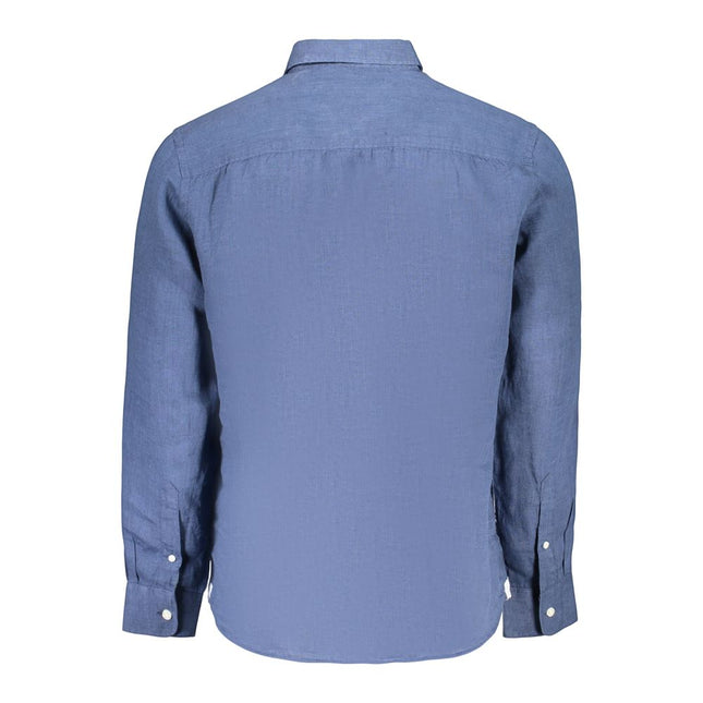 North Sails Blue Linen Men's Shirt