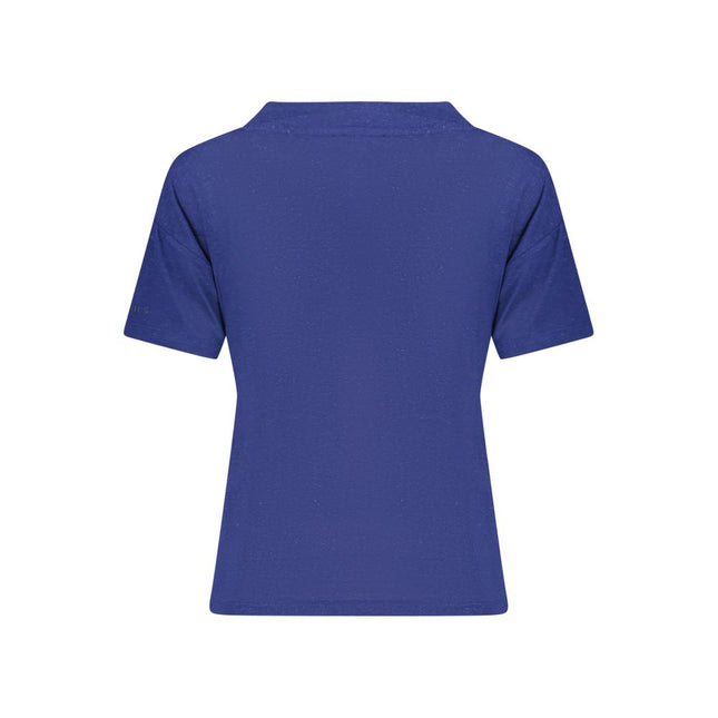 North Sails Blue Viscose Woman T-Shirt