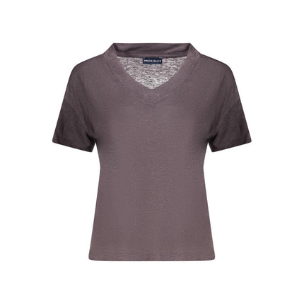 North Sails Gray Viscose Women T-Shirt