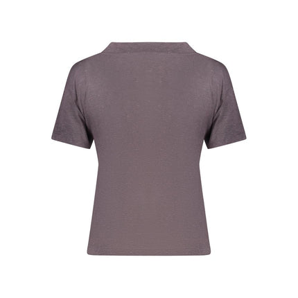 North Sails Gray Viscose Women T-Shirt
