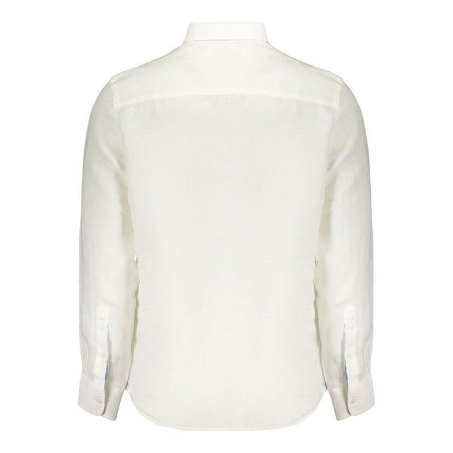 North Sails White Linen Men's Shirt