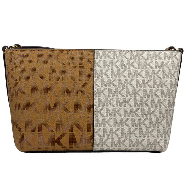 Michael Kors Jet Set - Small Two-Tone Logo Crossbody Bag