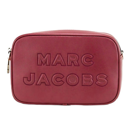 Marc Jacobs Flash Pomegranate Smooth Leather Embossed Camera Crossbody Bag Purse