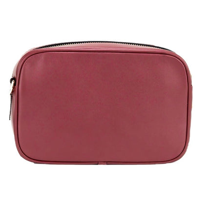 Marc Jacobs Flash Pomegranate Smooth Leather Embossed Camera Crossbody Bag Purse