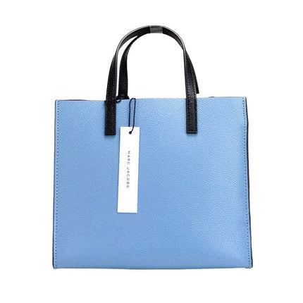 Marc Jacobs Grind Mini Blue Heaven Colorblock Leather Tote Crossbody Bag Purse