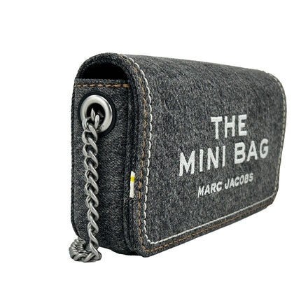 Marc Jacobs The Denim Chain Mini Bag - Black Wash