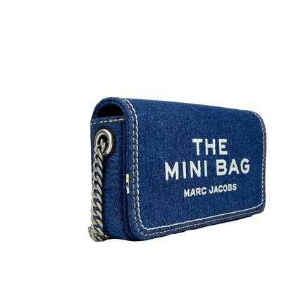 Marc Jacobs The Denim Chain Mini Bag - Dark Wash