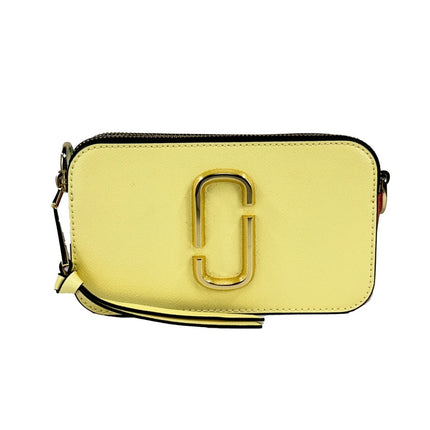 Marc Jacobs The Snapshot Crossbody Bag (Pastel Yellow Multi)