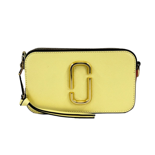 Marc Jacobs The Snapshot Crossbody Bag (Pastel Yellow Multi)