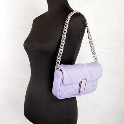Marc Jacobs The J Marc Daybreak Diamond Quilted Leather Shoulder Crossbody Bag