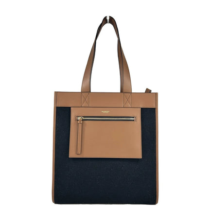 Burberry Small Pocket Tote Manzon Bag Purse