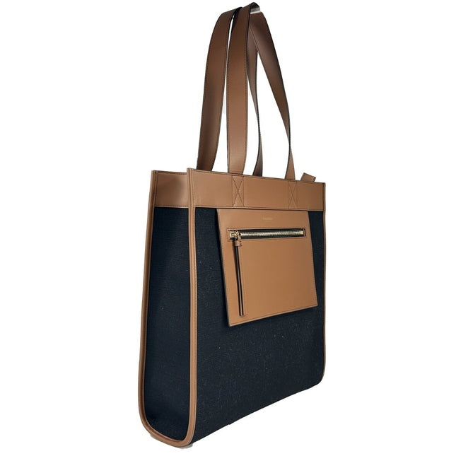 Burberry Small Pocket Tote Manzon Bag Purse