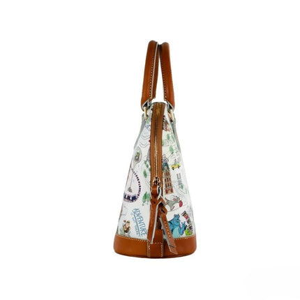 Dooney & Bourke Disney Pixar Maps Satchel Crossbody Bag Purse