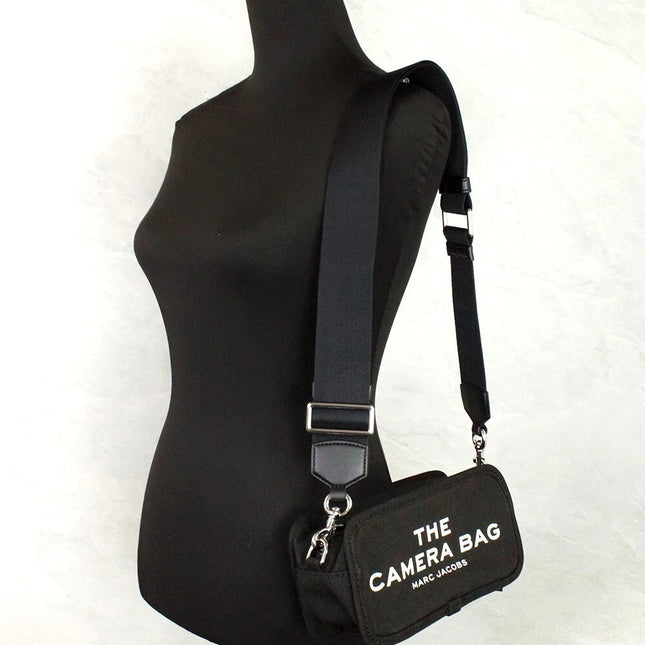 Marc Jacobs The Camera Bag Black Canvas Crossbody Bag