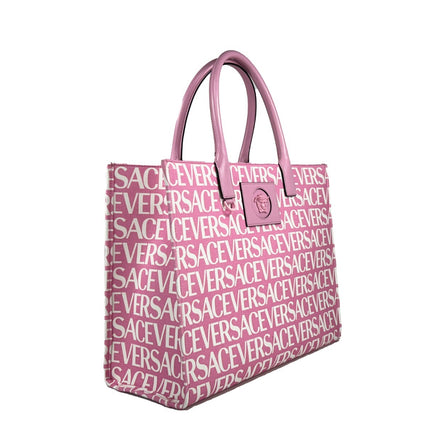 Versace Medusa Large Canvas Large Tote Bag Baby Pink