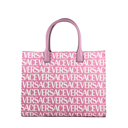 Versace Medusa Large Canvas Large Tote Bag Baby Pink