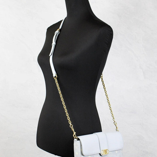 MCM Small Mode Travia Pebbled Visetos Leather Shoulder Crossbody Clutch Bag