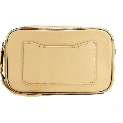 Marc Jacobs The Moto Shot 21 Curds Leather Camera Crossbody Purse Bag