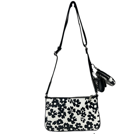 Michael Kors Floral Crossbody Tech Attachment Bag Purse