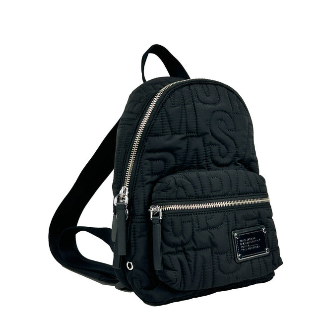 Marc Jacobs Small Black Quilted Backpack Bookbag