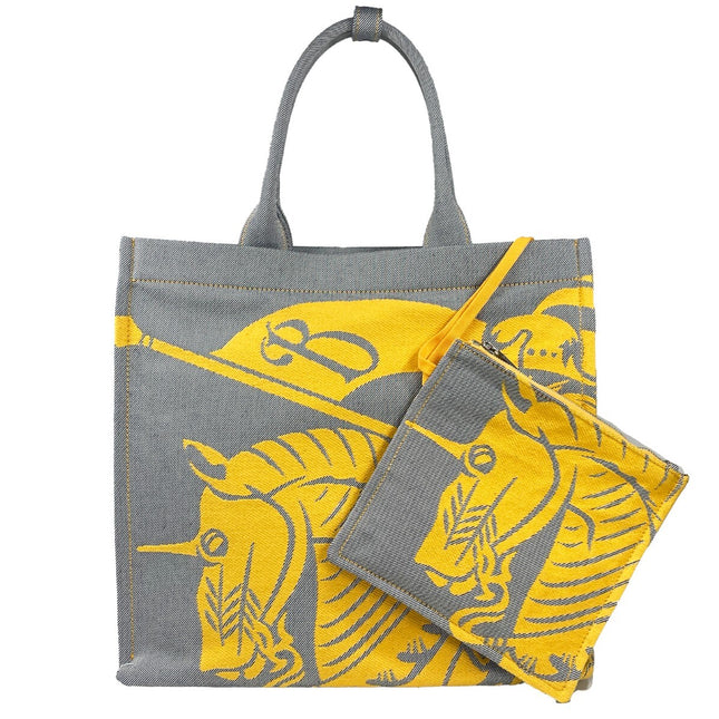 Burberry EKD Canvas Tote Bag With Coin Pouch
