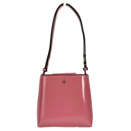 Tory Burch Patent Emerson Small Bucket Bag Purse