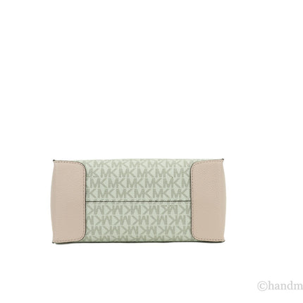 Michael Kors MICHAEL KORS Mercer 35S1GM9M2B Medium Logo And Leather Accordion Crossbody Bag In Powder Blush Multi