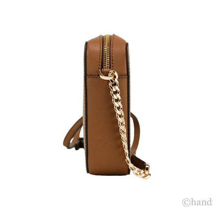 Michael Kors Women'S Zipper Closure Saffiano Leather Crossbody Bag