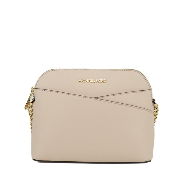 Michael Kors Women'S Jet Set Travel Dome Leather Crossbody Bag