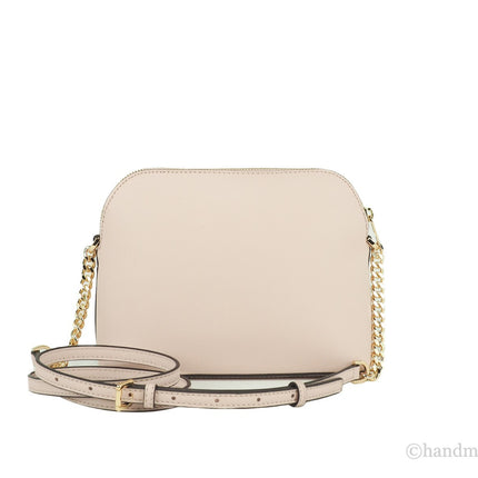 Michael Kors Women'S Jet Set Travel Dome Leather Crossbody Bag