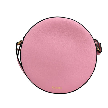 Versace Round Disco Leather Camera Case Crossbody Bag
