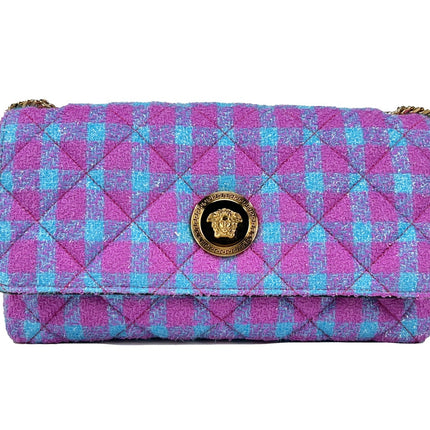 Versace Wool Lurex Medium Shoulder Crossbody Bag
